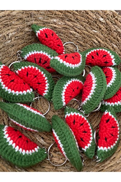 Miratasarımatölyesi karpuz anahtarlık 15 adet