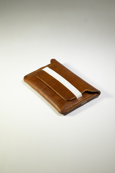 Tauran Genuine Leather Elastic Card Holder, Unisex Minimalist-Super (Thin) Sl...