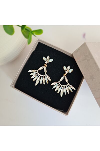 OEM Women's earrings with transparent stones