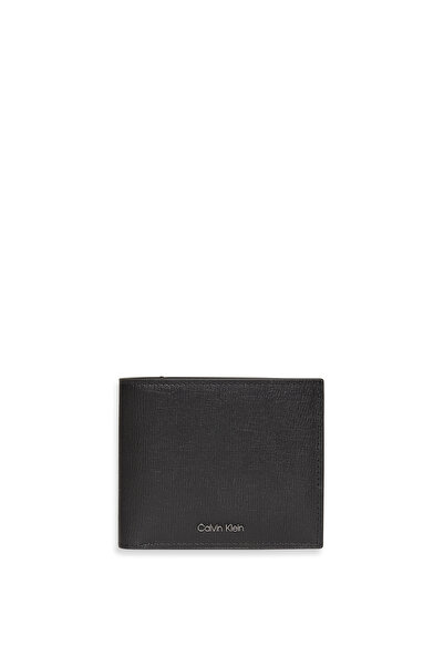 Calvin Klein Men Black Saffiano Ew Billfold Wallet