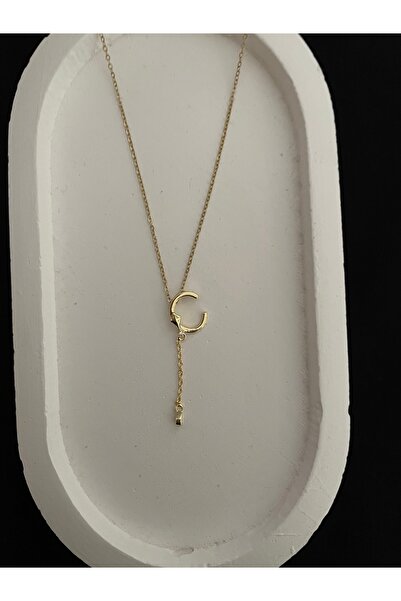 Luna Uzak Şehir Alya Harf Kolye C harfi