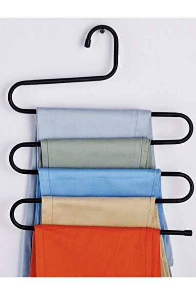 Patulya Aksesuar 5 Katlı Metal Pantolon Eşarp Askısı