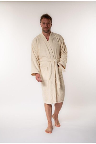 Minteks SOFT KİMONO YAKA BORNOZ