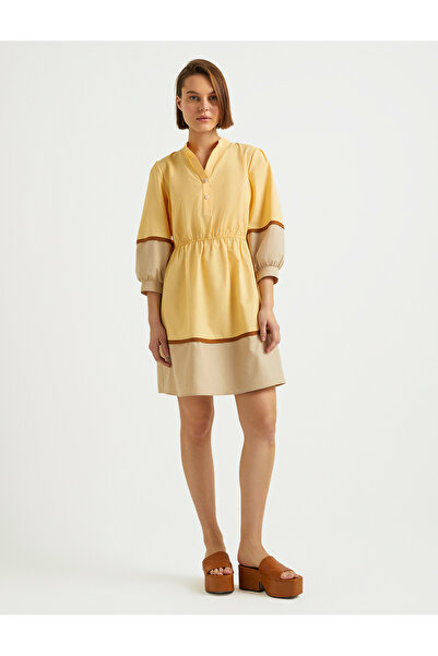 BGN workshop ROCHIE DE BUMBAC CU MANE LUNGHE SI GOLIET DE PIELE