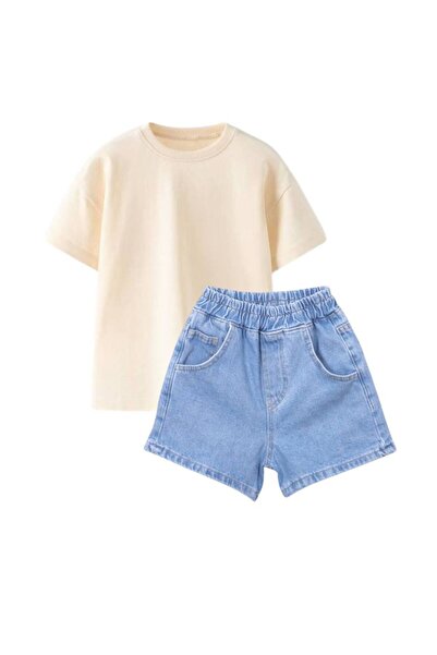 NOBLEKIDS Denim Shorts - Light Blue
