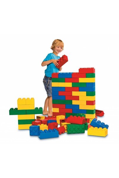 LRS STORE Polesiee Big Size Bricks Building Blocks 72 Pieces High Quality Nursery Kindergarten Activity Cubes
