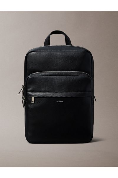 Calvin Klein Calvin Klein Men Black Raised Slim Square Backpack