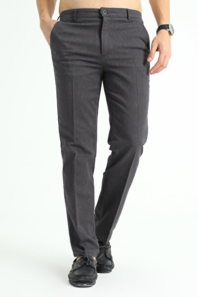 ModaPlaza Men's Bomonti Classic Linen Trousers