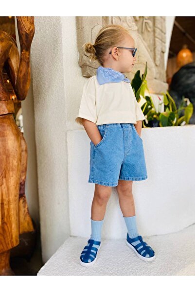 NOBLEKIDS Denim Shorts - Light Blue