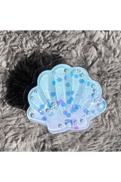 EDELFU Simli Boncuklu Sulu Popsocket – Telefon Tutucu Renkli Şekilli Stand Parmak Tutacağı