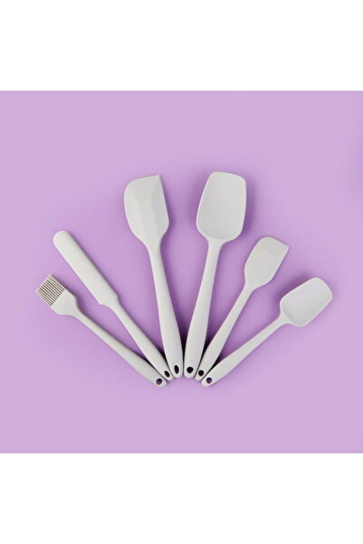 Genel Markalar Chef Star 6'lı Silikon Servis Seti - Gri