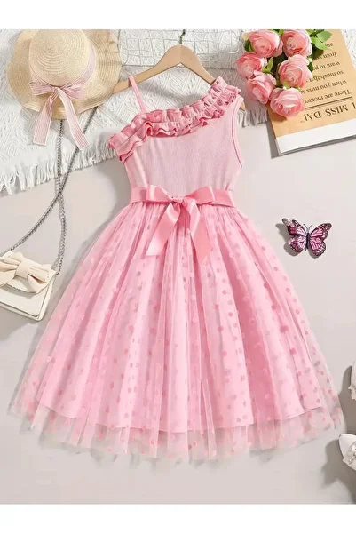 egolika kids Vinto Strap Dress - Graduation Dress - Girls' Evening Dress Show Dress