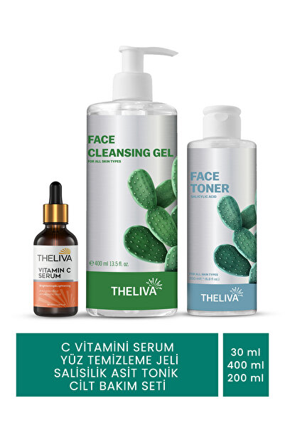 The Liva C Vitamini Serum Aydınlatıcı Yüz Temizleme Jeli Siyah Nokta Karşıtı ...