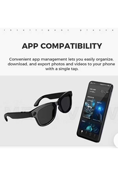 Generic M01 Smart Bluetooth Glasses with Camera AR AI Translation ENC Calls Music 4K Video Men Women