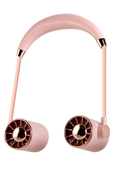 Techmaster Taşınabilir Usb Şarjlı 3 Kademeli Ergonomik Boyun Fanı Vantilatör ...