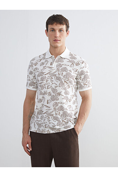 LC Waikiki Tricou pentru bărbați din piqué brodat cu guler Devril Roba, din c...