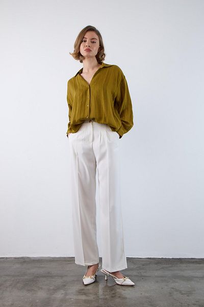 Telablanka White Plazzo Pants_White