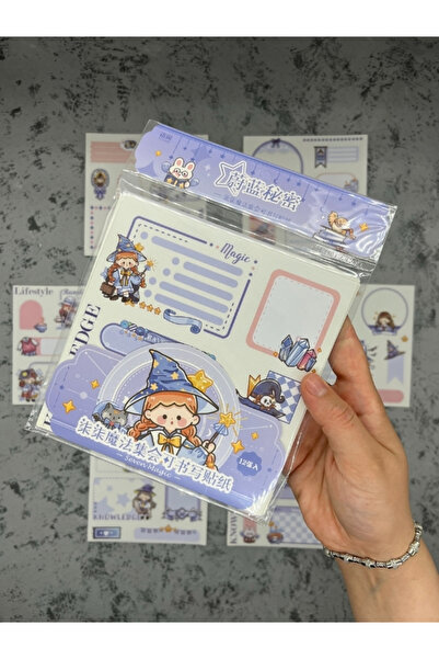 Kağıt Gemi Dükkan مجموعة ملصقات وملصقات لاصقة زرقاء من سفن ماجيك، 12 ورقة، 82 قطعة/ورق لاصق/ملصق/ملصقات