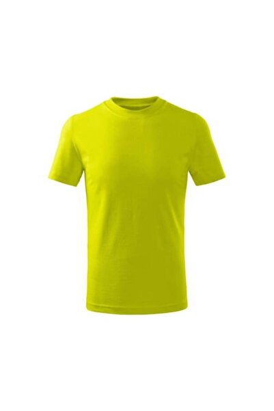 Malfini Tricou pentru copii, MALFINI, bumbac, verde neon, 158 cm