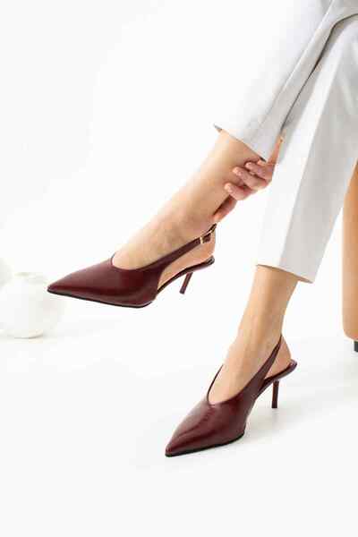 TubiBella Burgundy Colored Patent Leather Stiletto