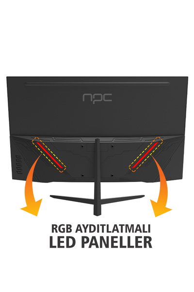 Npc MD240K-V181 24 inç 170Hz 1MS FULLHD WLED Speaker 1500R Curved VA Oyuncu Monitörü