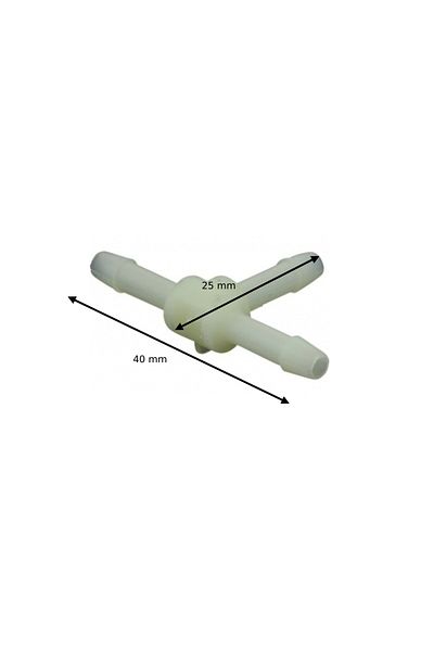 PAA-auto Tee for connecting fuel pipes 4x4x4 mm