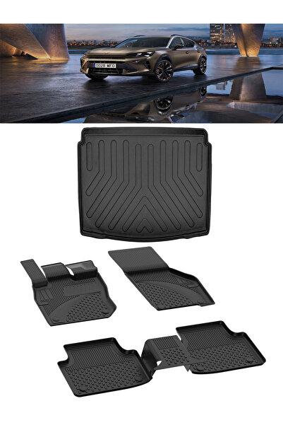 Sahler Cupra Formentor Mill Hybrit 2025 ve Sonrası 4.5D Paspas 3D Rizline Alt...