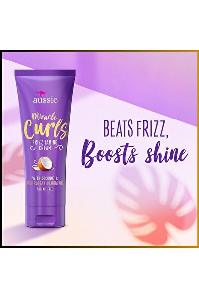 Aussie Miracle Curls Curl Styling Cream with Australian Coconut & Jojoba Oil 193ml