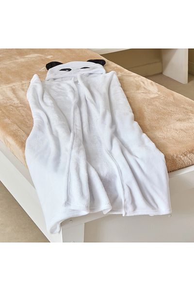 Home Box Playland Panda Flannel Blanket - 127x152 cm