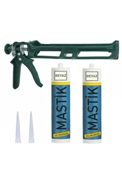 Beyaz mastik 2 ADET / Silikon Tabancası