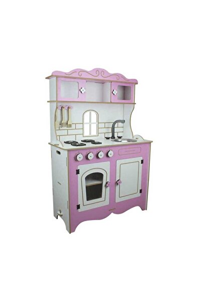 asır toys Children's Play Kitchen Pink