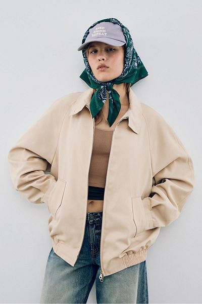 Stradivarius Loose-fitting bomber jacket