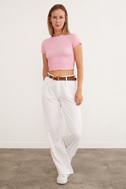 Fulla Moda Waffle Fabric Crop Body
