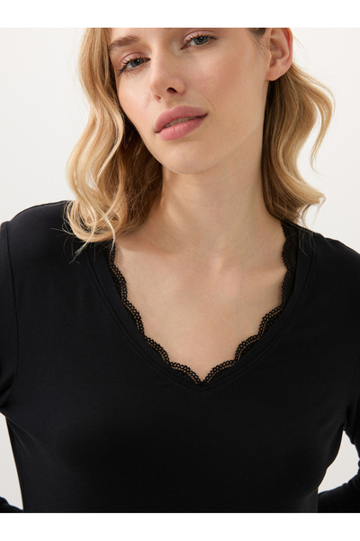 Blackspade Women's Nightgown 51928 - Black