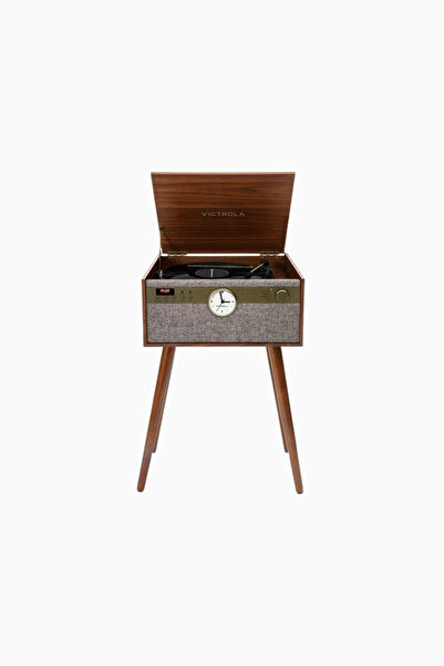 Victrola Century Signature 6'sı 1 Arada Bluetooth Pikap CD Kaset Çalar Ayaklı Ceviz
