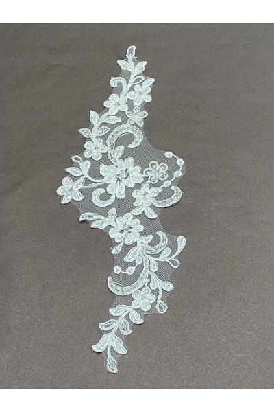 karantuhafiye Beaded Applique / Single Applique / Cream