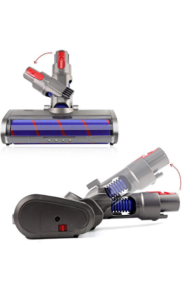 PAA-home Perie cu rola moale compatibila Dyson Gen5, cap aspirator podele dure, iluminare led