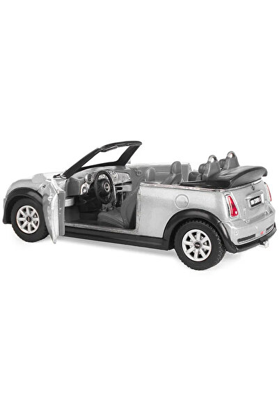 Kinsmart Mini Cooper S Convertible 1:36 Scale Die Cast Model Car Pull Back Action with Openable Doors