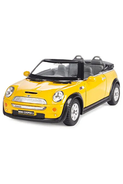 Kinsmart Mini Cooper S Convertible 1:36 Scale Die Cast Model Car Pull Back Action with Openable Doors