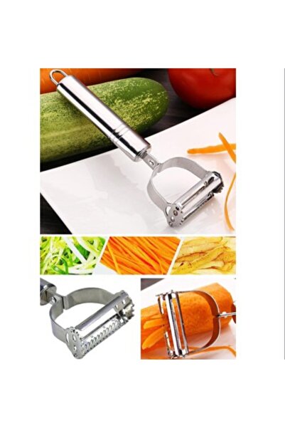 KIZILELMADA Ergonomic Julienne Peeler for Vegetables and Fruits