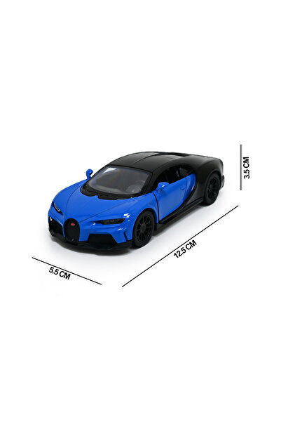 Kinsmart Bugatti Chiron Super sport Car Die Cast Metal Doors Openable Pull Back Action Toy