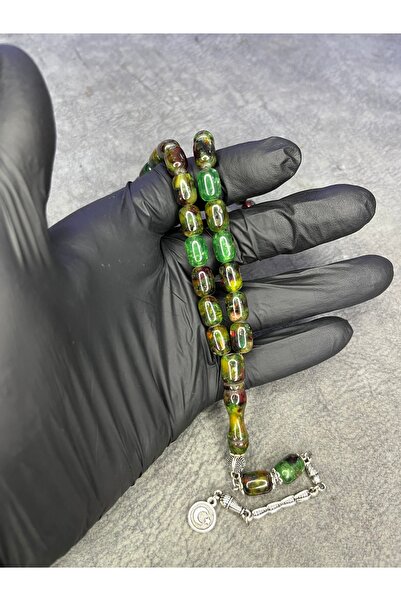 Mos Tespih Mosaic High-End Crimping Amber Prayer Beads