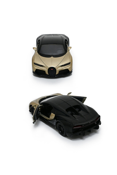 Kinsmart Bugatti Chiron Super sport Car Die Cast Metal Doors Openable Pull Back Action Toy