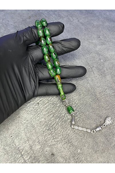 Mos Tespih Mosaic High-End Crimping Amber Prayer Beads