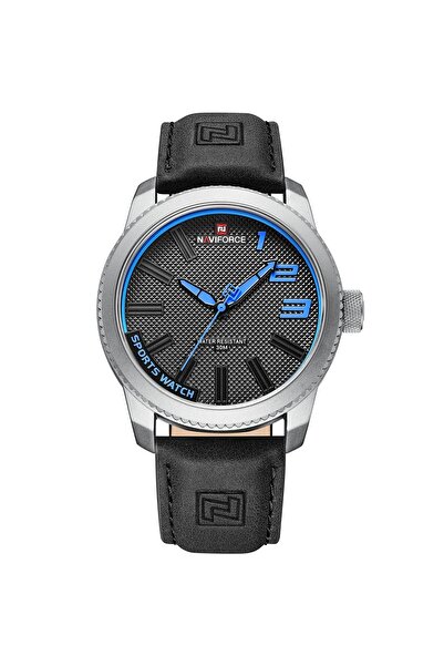 Naviforce ساعة نافيفورس ساعة رياضية رجال انالوج بعقارب جلد جذابه