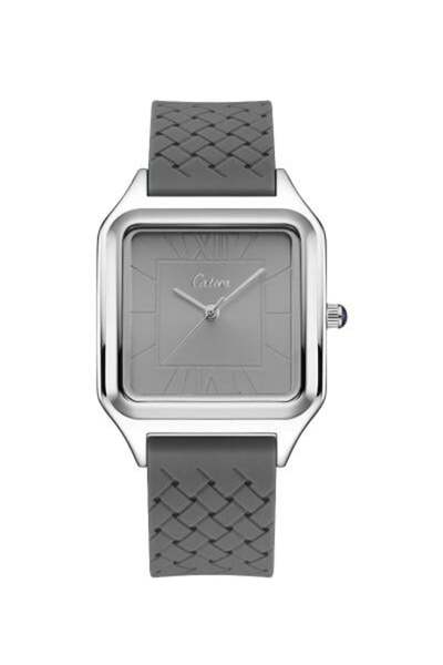 catera Men's watch, magnetic, gray, silver frame
