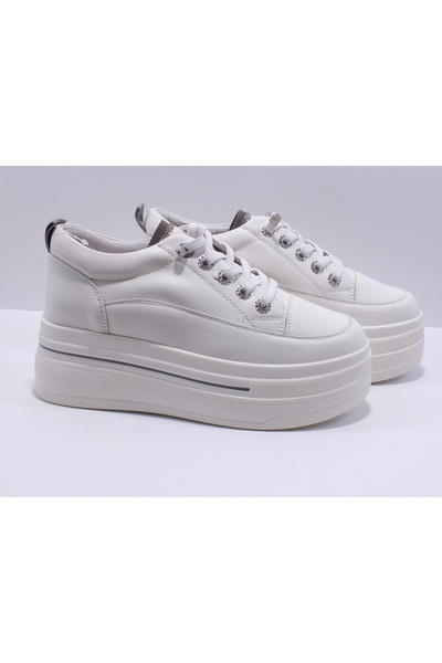 Guja 25K313 Leather Hidden Heel High-Top Shoes