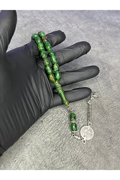 Mos Tespih Mosaic High-End Crimping Amber Prayer Beads