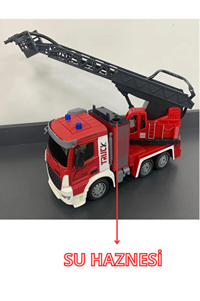 giffy Oyuncak Uzaktan Kumandalı Full Fonksiyon Metal Şarjlı Sesli Işıklı İtfaiye İş Makinesi