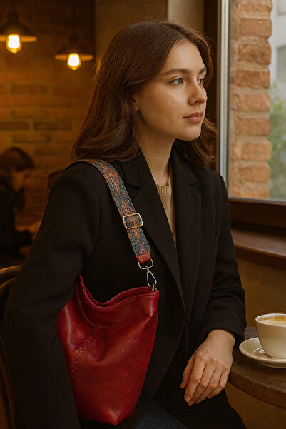 Handley Geantă de umăr de lux Dukuma cu curea de coloană